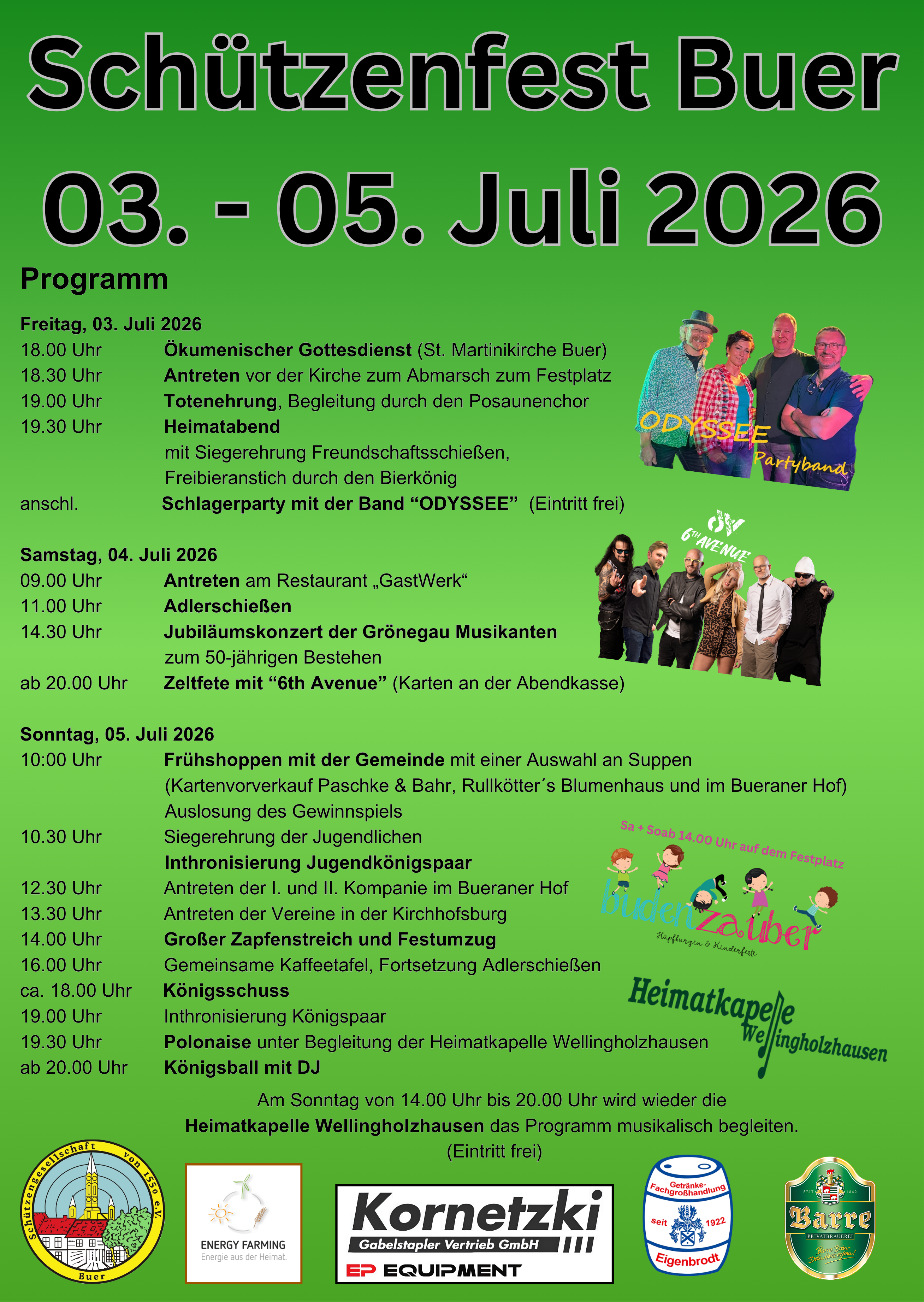 Schutzenfest Buer 2026
